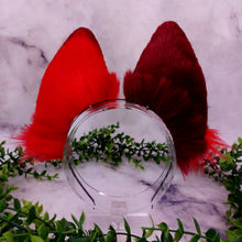 Load image into Gallery viewer, Red Mismatched Puppy Ears
