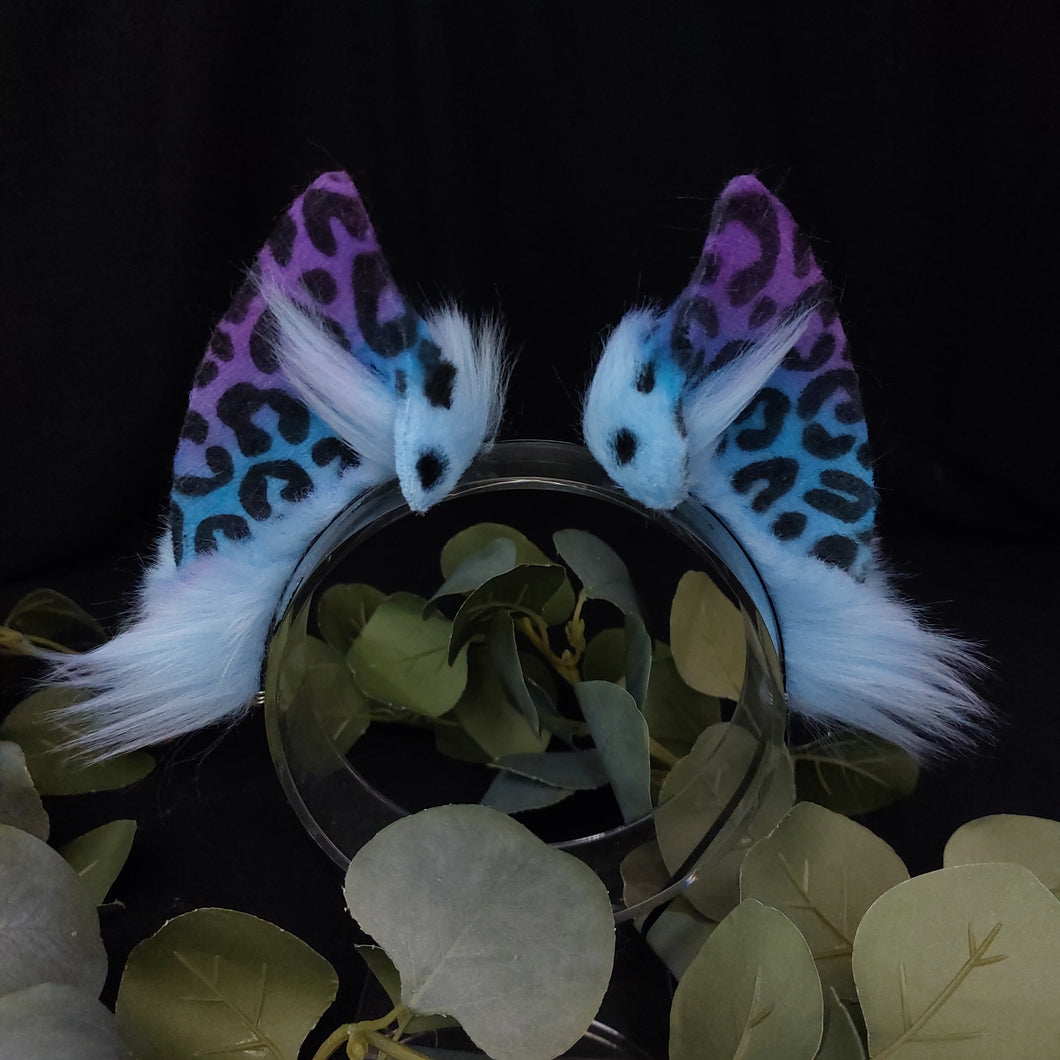 Rainbow Leopard Ears