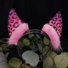 Load image into Gallery viewer, Rainbow Leopard Ears
