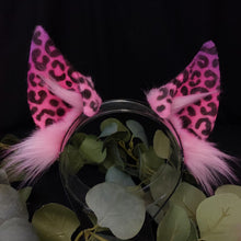 Load image into Gallery viewer, Rainbow Leopard Ears
